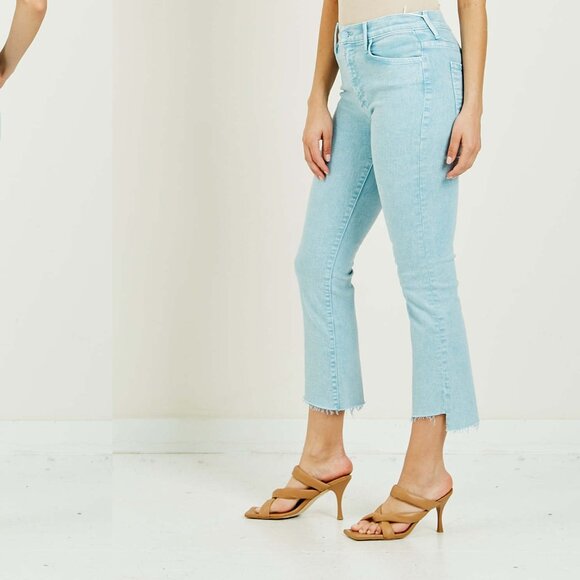 MOTHER the insider crop step fray jeans in Aquatic (sz26) - Picture 3 of 15